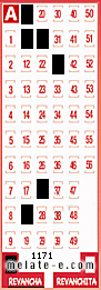 Volante ganador del sorteo 1171 de Revancha