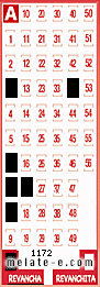 Volante ganador del sorteo 1172 de Revancha