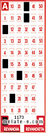 Volante ganador del sorteo 1173 de Revancha