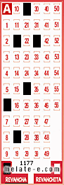 Volante ganador del sorteo 1177 de Revancha