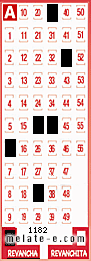 Volante ganador del sorteo 1182 de Revancha