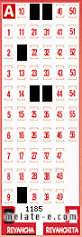 Volante ganador del sorteo 1185 de Revancha