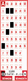 Volante ganador del sorteo 1188 de Revancha