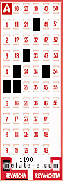 Volante ganador del sorteo 1190 de Revancha
