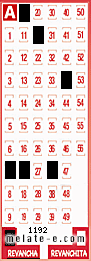 Volante ganador del sorteo 1192 de Revancha