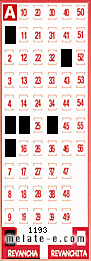 Volante ganador del sorteo 1193 de Revancha