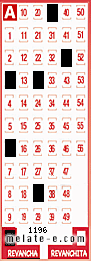 Volante ganador del sorteo 1196 de Revancha
