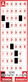 Volante ganador del sorteo 1202 de Revancha