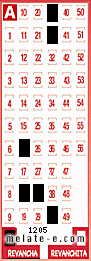 Volante ganador del sorteo 1205 de Revancha