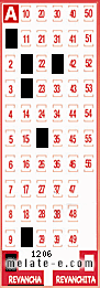 Volante ganador del sorteo 1206 de Revancha