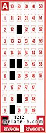 Volante ganador del sorteo 1212 de Revancha