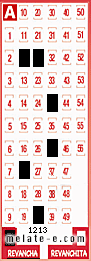 Volante ganador del sorteo 1213 de Revancha