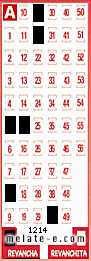 Volante ganador del sorteo 1214 de Revancha