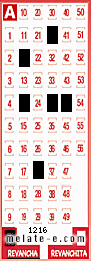 Volante ganador del sorteo 1216 de Revancha