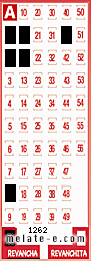 Volante ganador del sorteo 1262 de Revancha