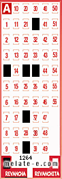 Volante ganador del sorteo 1264 de Revancha