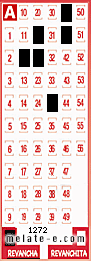 Volante ganador del sorteo 1272 de Revancha