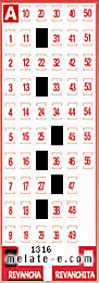 Volante ganador del sorteo 1316 de Revancha