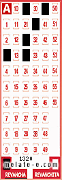 Volante ganador del sorteo 1320 de Revancha