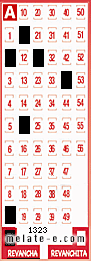 Volante ganador del sorteo 1323 de Revancha