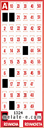 Volante ganador del sorteo 1324 de Revancha