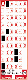 Volante ganador del sorteo 1328 de Revancha