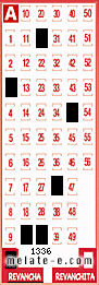 Volante ganador del sorteo 1336 de Revancha