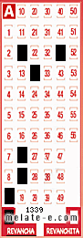 Volante ganador del sorteo 1339 de Revancha