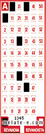 Volante ganador del sorteo 1345 de Revancha