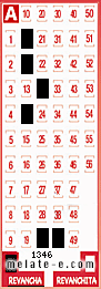Volante ganador del sorteo 1346 de Revancha