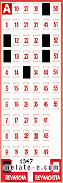 Volante ganador del sorteo 1347 de Revancha