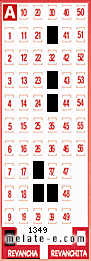 Volante ganador del sorteo 1349 de Revancha