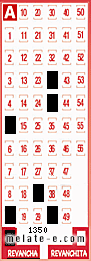 Volante ganador del sorteo 1350 de Revancha