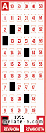 Volante ganador del sorteo 1351 de Revancha