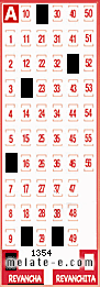 Volante ganador del sorteo 1354 de Revancha