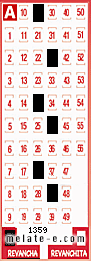 Volante ganador del sorteo 1359 de Revancha