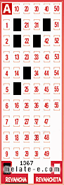 Volante ganador del sorteo 1367 de Revancha