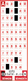 Volante ganador del sorteo 1372 de Revancha