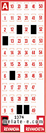 Volante ganador del sorteo 1374 de Revancha