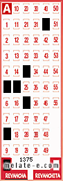 Volante ganador del sorteo 1375 de Revancha