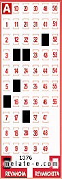 Volante ganador del sorteo 1376 de Revancha