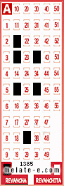 Volante ganador del sorteo 1385 de Revancha