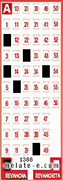 Volante ganador del sorteo 1388 de Revancha
