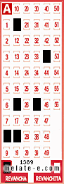 Volante ganador del sorteo 1389 de Revancha
