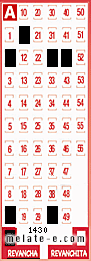 Volante ganador del sorteo 1430 de Revancha
