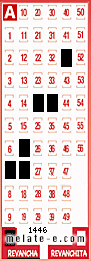 Volante ganador del sorteo 1446 de Revancha