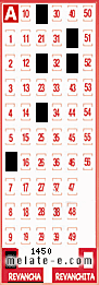 Volante ganador del sorteo 1450 de Revancha