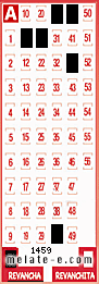 Volante ganador del sorteo 1459 de Revancha
