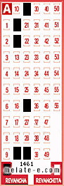 Volante ganador del sorteo 1461 de Revancha