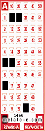 Volante ganador del sorteo 1466 de Revancha
